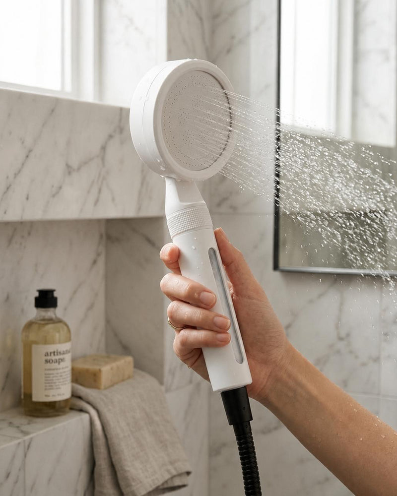 SIFAA shower filter installed in a UAE home