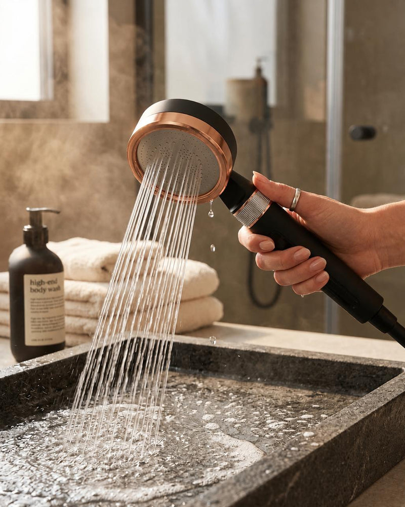 SIFAA shower filter installed in a UAE home