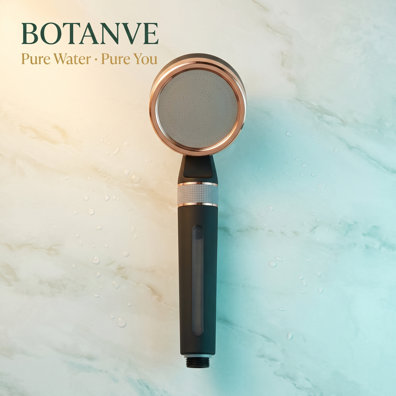 BOTANVÈ Shower Filter Head– Removes 99% Chlorine & Hard Water | UAE